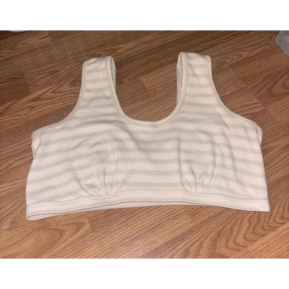 Old Navy Striped Bralette Crop Top Size 3X - Picture 1 of 9